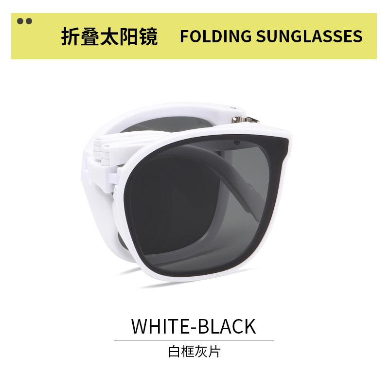 Najnowszy Styl Składane Okulary Przeciwsłoneczne Najwyższa Doskonała Jakość Ochrona UV 400 Składane Okulary Przeciwsłoneczne Do Podróży Do Jazdy Mężczyzna Kobieta Okulary Przeciwsłoneczne