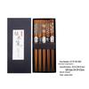 YFJY Japanische Kirschholz Rutschfeste Essstäbchen in Geschenkbox