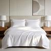 2026 All-Cotton Pure White Twill Universal Bedding Set
