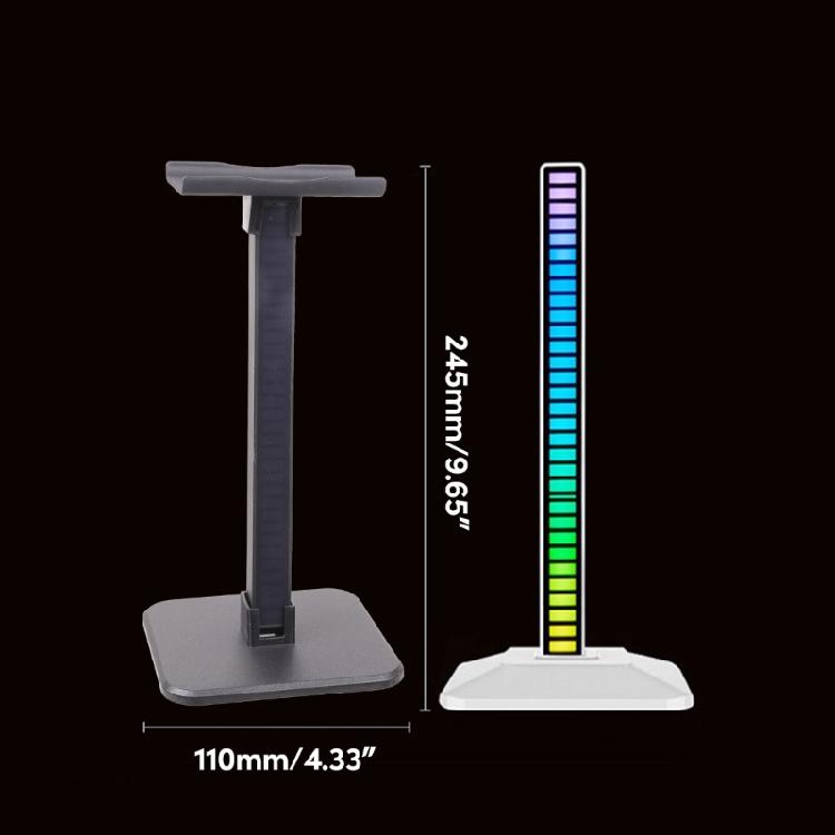 Headphone Stand Headset Holder Color RGB Lighting Showcase Headphones in Style