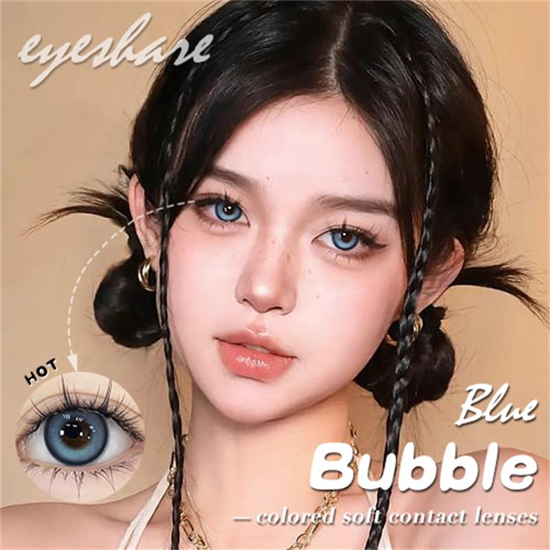 Eyeshare Contact Lenses For Eyes Doll Eye Bubble Soft Contact Lens Case Makeup Yearly Contacts