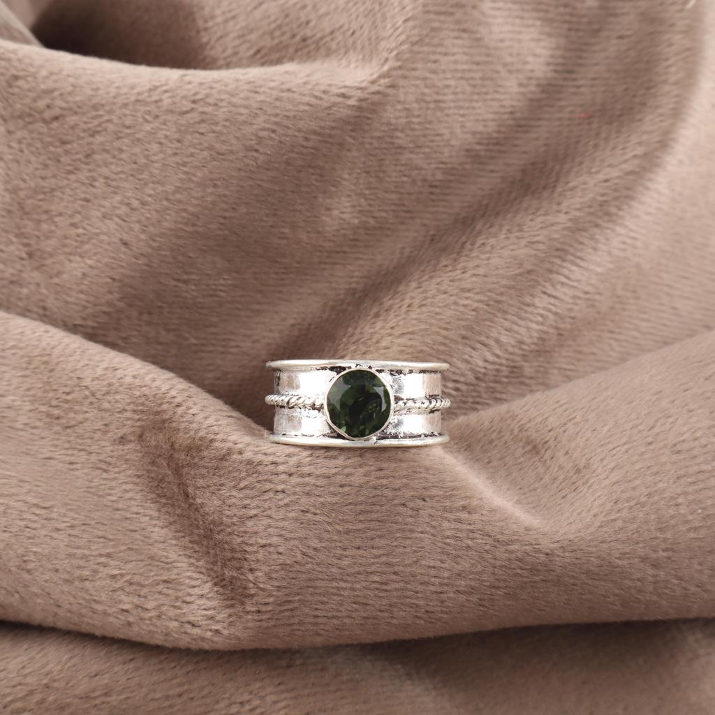 Green Tourmaline Gemstone Jewelry, 925 Sterling Silver Ring, Amazing Tourmaline Ring, Handmade Designer Jewelry For Women