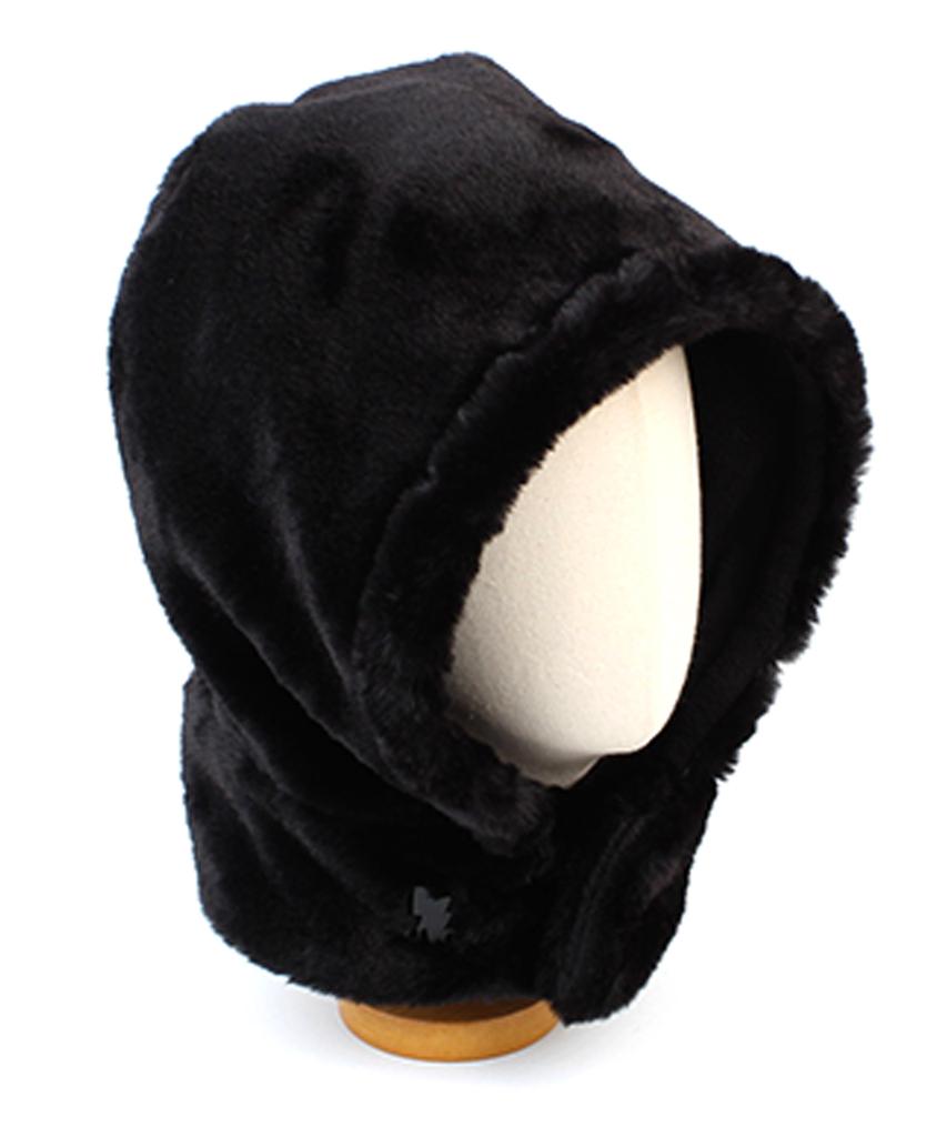 Yunibeosyeolkemiseuteuli Fur Open Black Balaclava