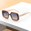 Oversized Fashion Sunglasses Men New Candy Color Rim Gradient Casual Shades Women Brand Design Beach Vacation Sun Glasses