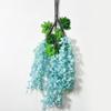 12pcs 110cm Simulated Wisteria Long Branches Hanging Trailing Artificial Flower Rattan Silk Trailing Artificial Plant Vine