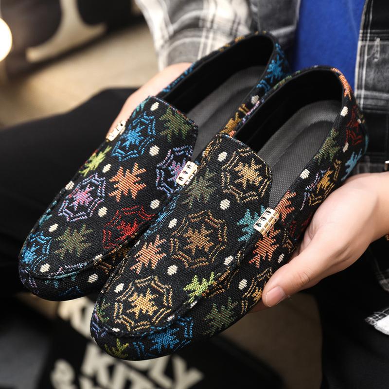 Fashion Luxury Brand Men Loafers Fashion Breathable Men Casual Shoes Comfort Slip-on Mens Driving Shoes Lightweight Lazy Shoes Moccasins