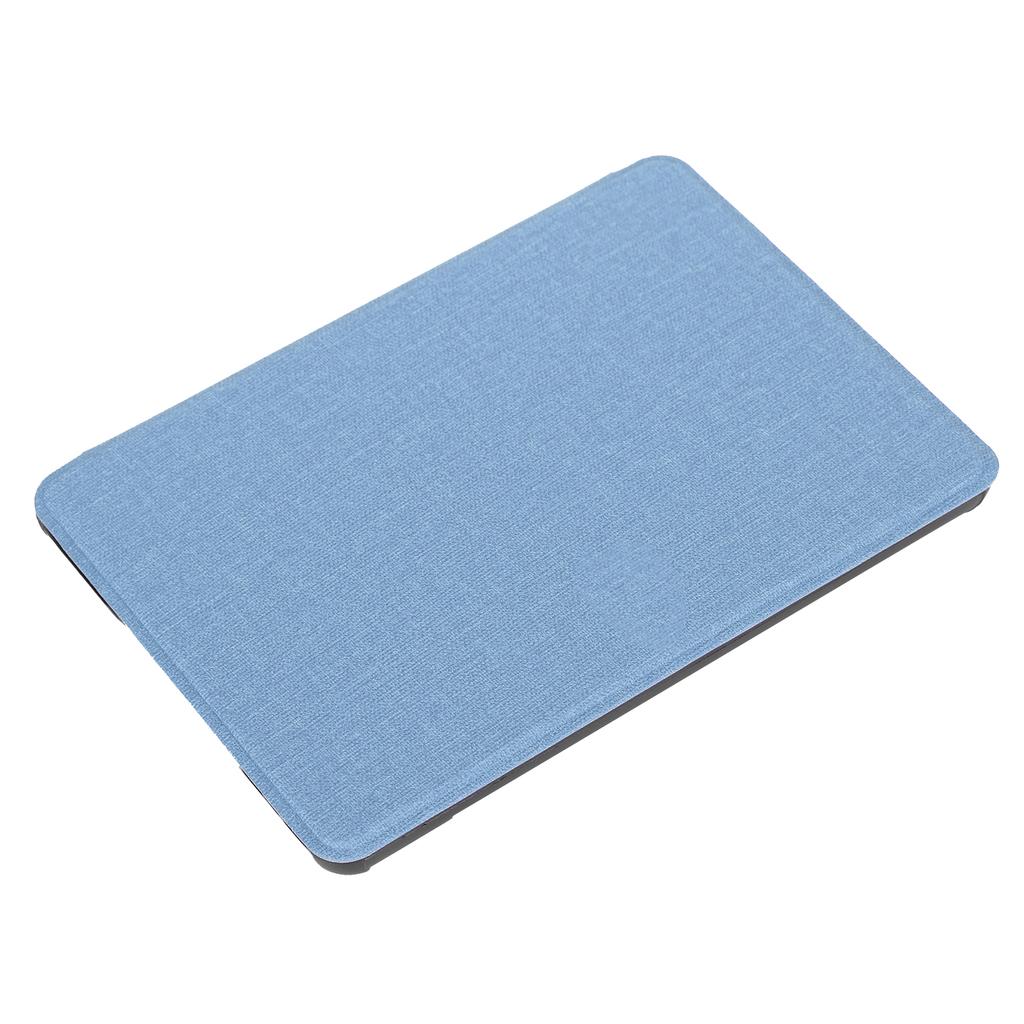 EBook Faux Leather Cover Lightweight Cloth Pattern Protective Case for Kindle 658 2019(Light Blue )
