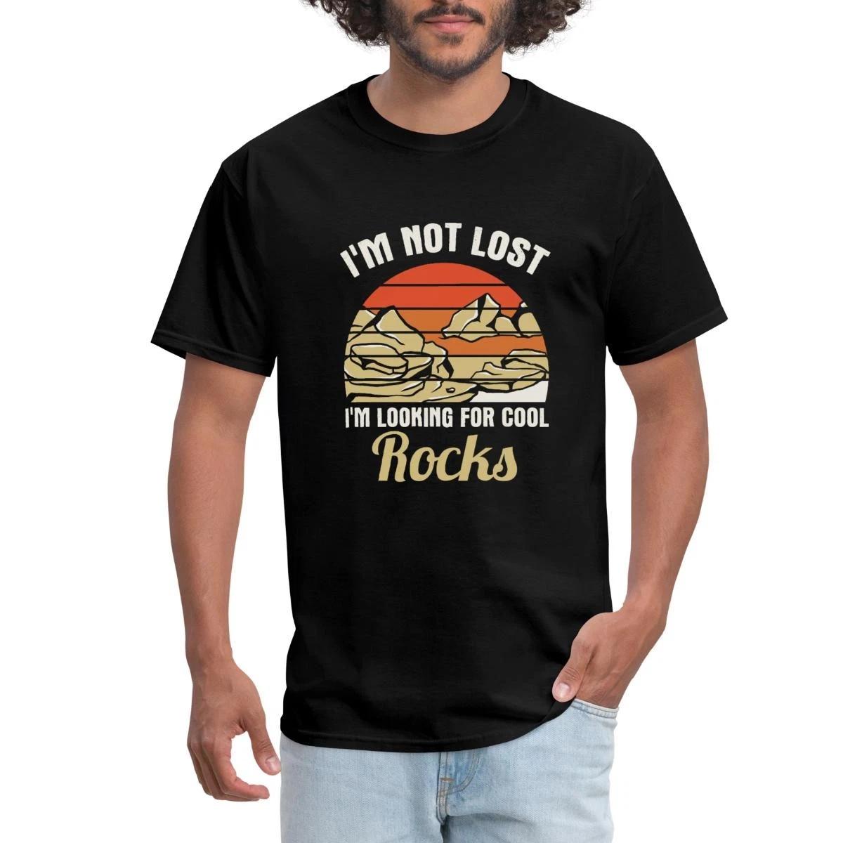I m Looking For Cool Rocks Collector Geologist Men s T-Shirt S