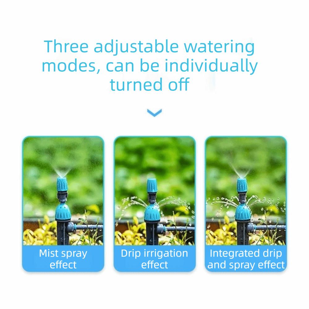 5PCS/SET 360° Adjustable Automatic Lawn Sprinkler Buried Plug Water Saving Rotating Sprinkler Large Area Coverage