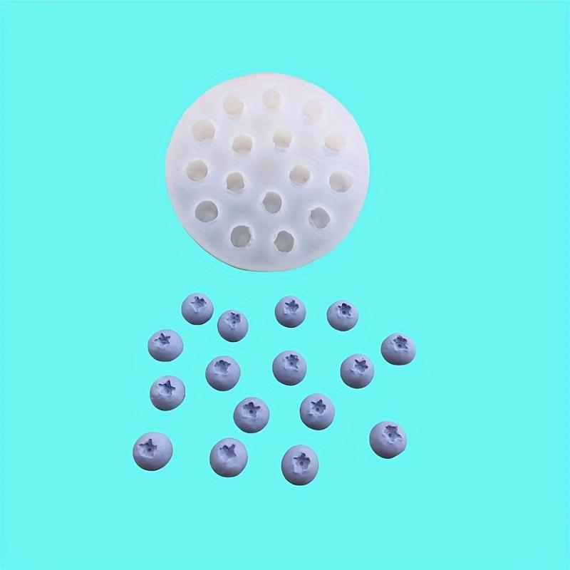 16 Holes Blueberry Simulation Fruit Silicone Mold, Aromatherapy Candle Silicone Mold