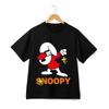 Snoopy Dabbing Woodstock Graphic T-Shirt - Funny Cartoon Streetwear Unisex Tee