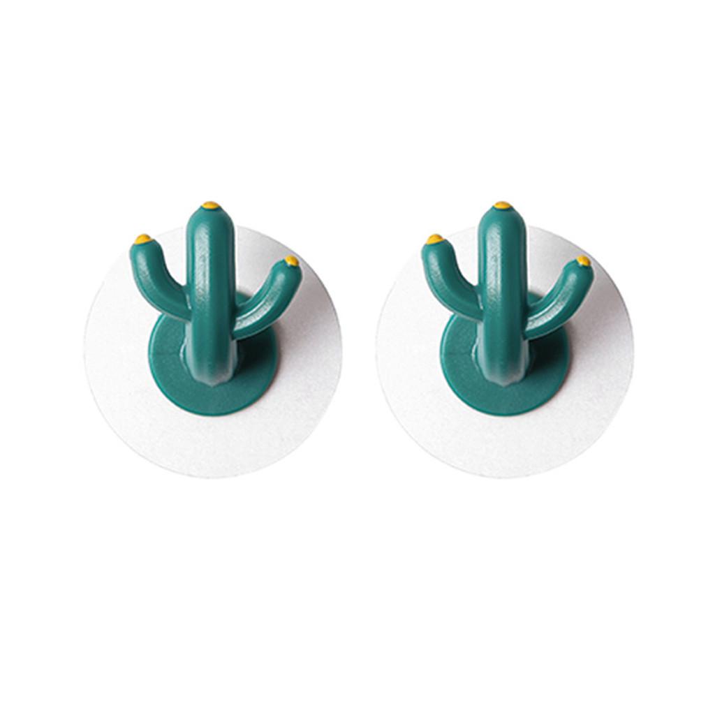 Cactus hook creative seamless wall decoration wall hanging  punch sticky