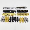 Electric Guitar Roller Bridge & Tailpiece for ES335: Complete Upper & Lower Saddles Set