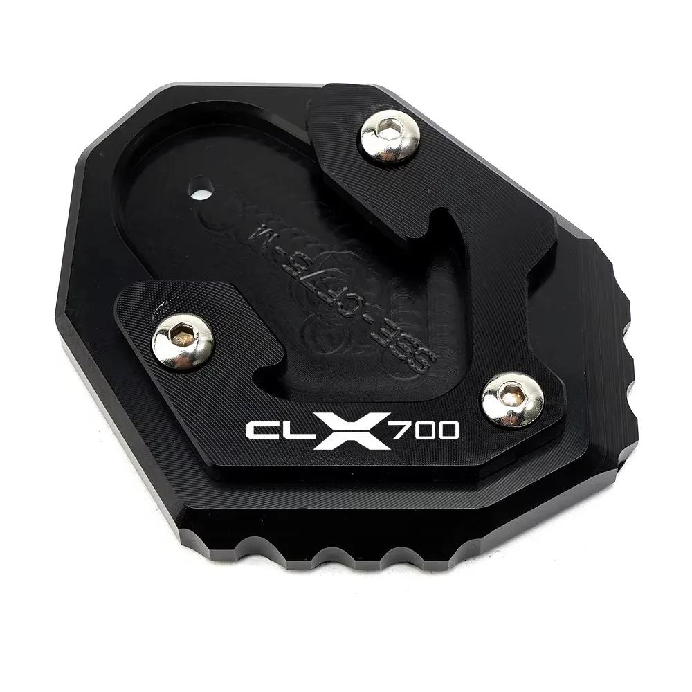 For CLX 700 700CL-X 700CLX Heritage clx700 CL-X CL-X700 Adventure Accessories Motorcycle Kickstand Side Stand Extension Plate