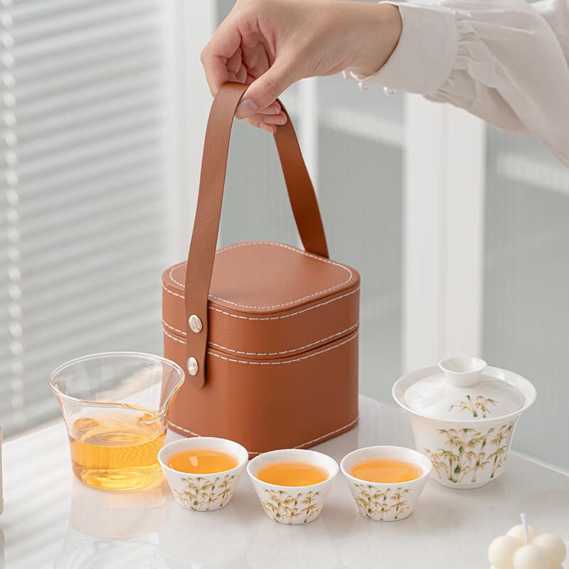 Yuzhu Xun Nordic Gaiwan Travel Tea Set