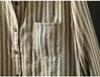 2026 Spring Women's Long Sleeve Retro Vertical Striped Cotton Gauze Shirt