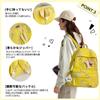 FANDARE Women's Backpack, High School Backpack, A4 Capacity, Lightweight, with Cute Badge, Popular and Stylish, School Bag for Girls and Junior High