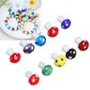 50pcs 1.55mm Hole Mushroom Beads 14x10mm Size Ceramic Beads Spacer Beads Earring Making