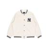 New MLB Baseball Jacket Unisex Cream 3AJP02016-50CRS