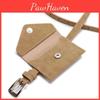 Minimalist Color Solid Suede Women Mini Waist Bag Belt  For Outfits Casual