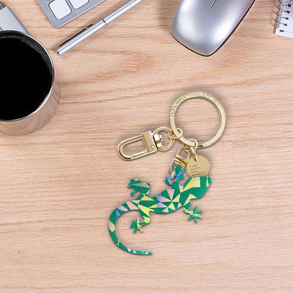 Animal Resin Keychain Molds Gecko Shape Pendant Moulds Jewelry Pendant Molds Silicone Texture for Hand-Making Jewelry