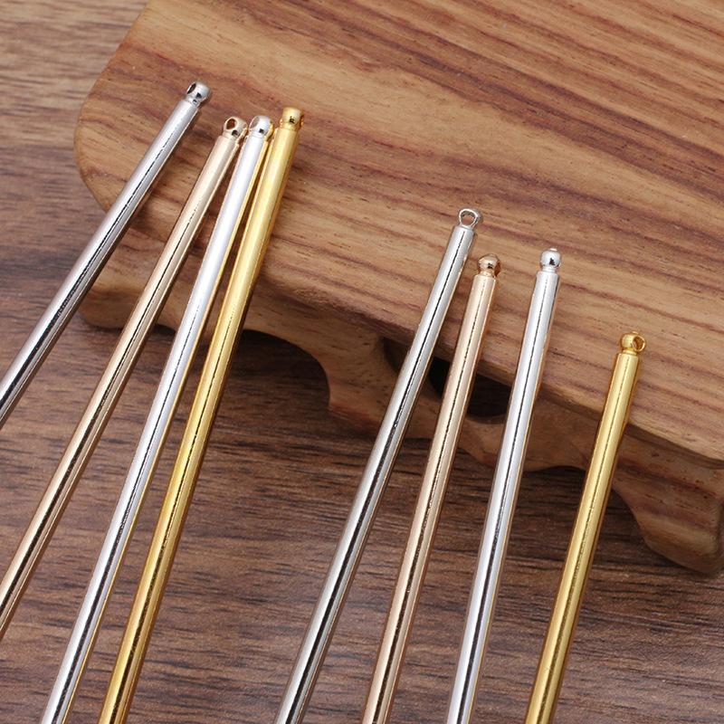 10 Stück 125/150mm Metall Eisen Haarnadeln Rohling Basis Fassung Haarstab für Frauen Schmuck Großhandel Fundstücke Komponenten DIY Zubehör