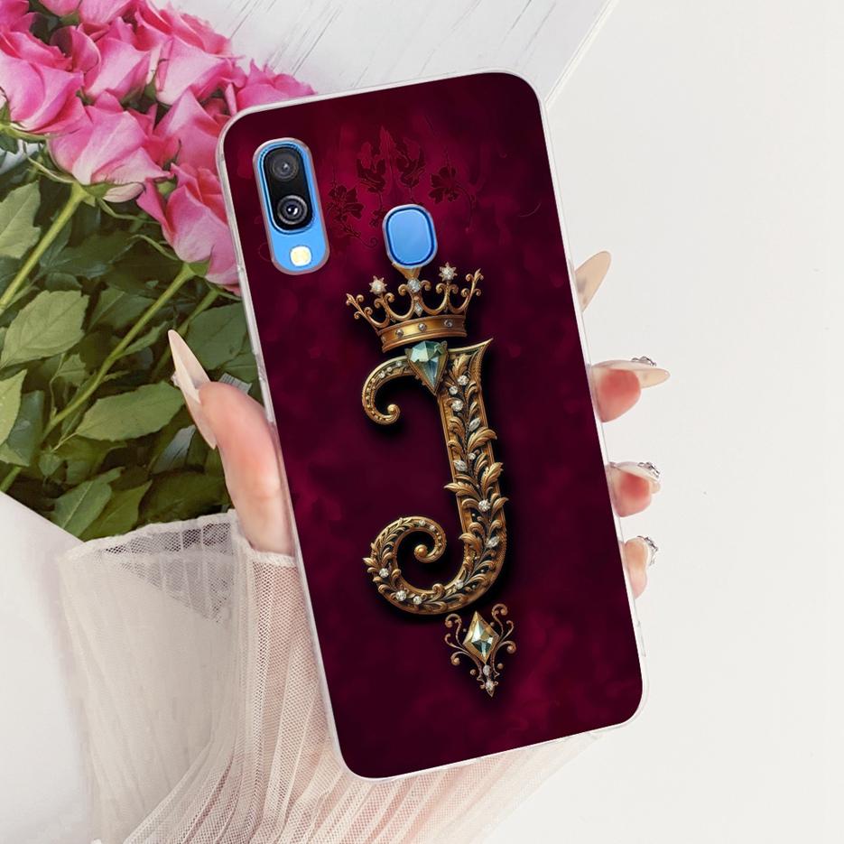 For Samsung Galaxy A40 Case SM-A405F Luxury Crown Letters Cover Soft Slim Phone Case For Samsung A40 A 40 GalaxyA40 Fundas Coque