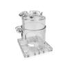 Coque en Plastique Transparent pour Machine à Chanfreiner pour Conversion de Meuleuse d'Angle Base de Défonceuse Démontable avec Vis pour Rainurage du Bois