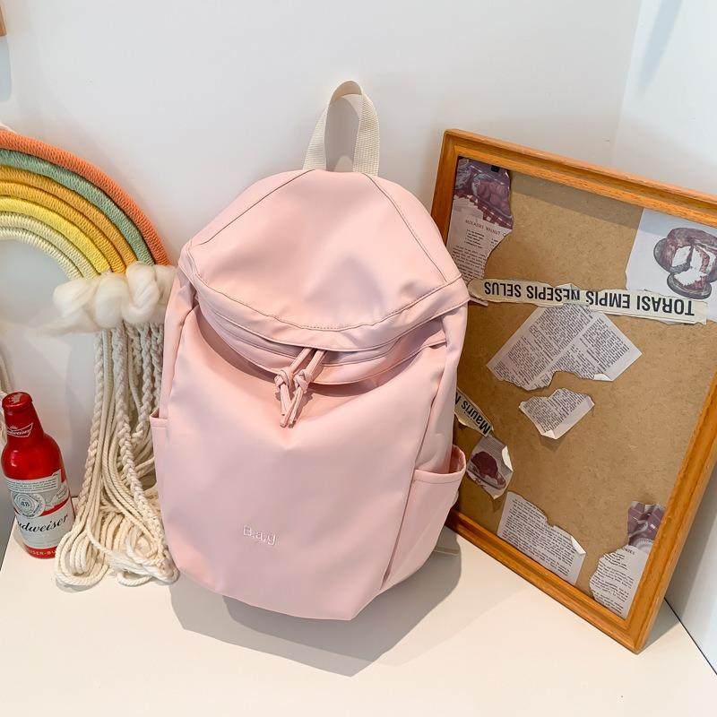 Large capacity backpack bag women's versatile summer new light small fresh foldable backpack leisure bag