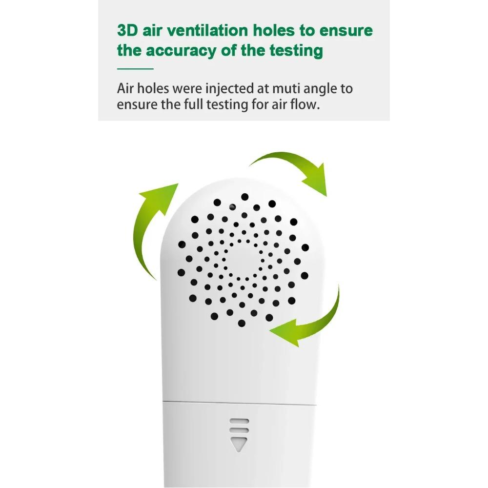 Air Monitor Tester JMS11 HCHO TVOC Air Quality Detector Gas Formaldehyde Test Indoor Pollution Meter For Car Home Office