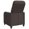 Recliner Dark Brown Fabric