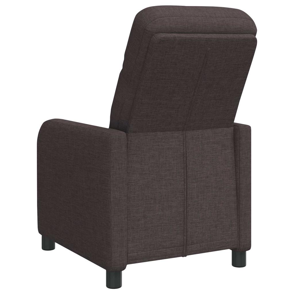 Recliner Dark Brown Fabric