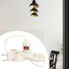 E27 Light Socket with Wire Lamp Base for Desktop Hallway Home Decoration 2m