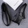 New 2024 Men Boots Comfortable Warm Fashion Ankle Boots Casual Men Leather Boots Business Men Snow Boots Platform Leather Boots