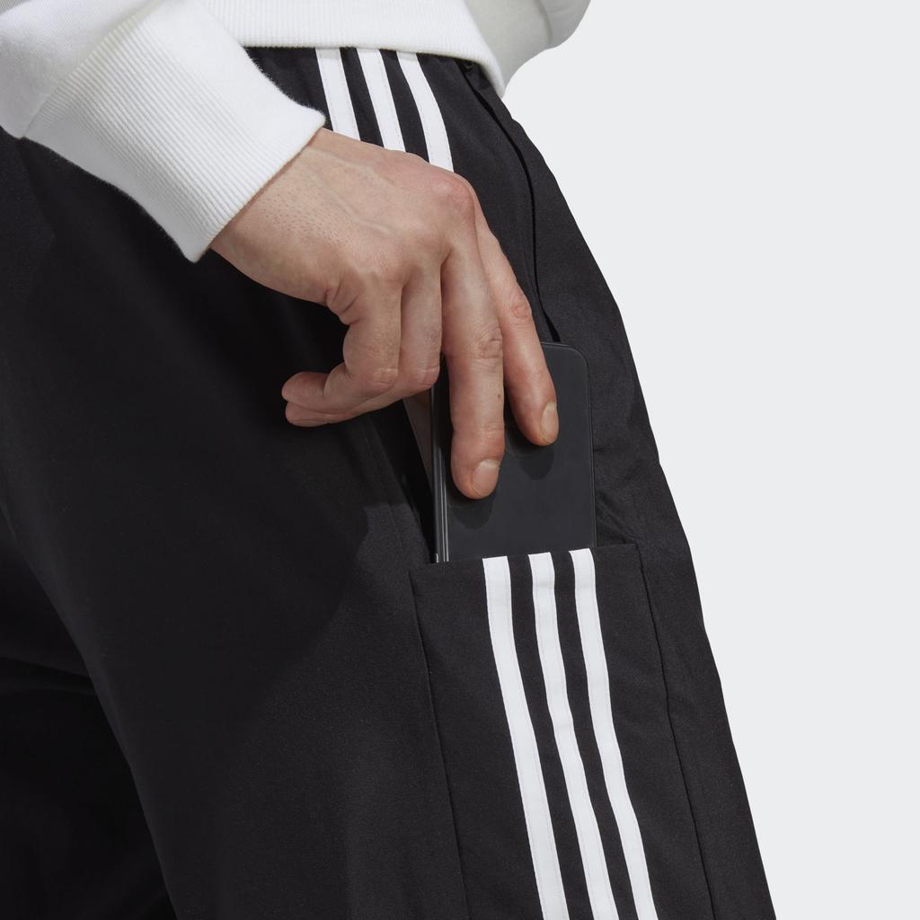 adidas Aeroready Essentials Stanford Trousers With Side Stripes And Drawstring Men Bottoms Black IC9415
