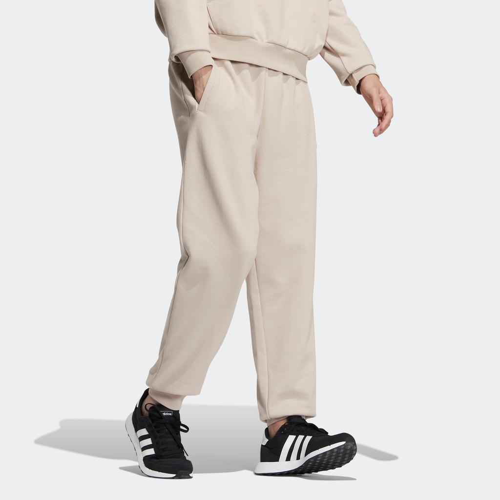 Adidas Solid Color Straight-Leg Loose Sports Pants Unisex Bottoms Brown HY2693