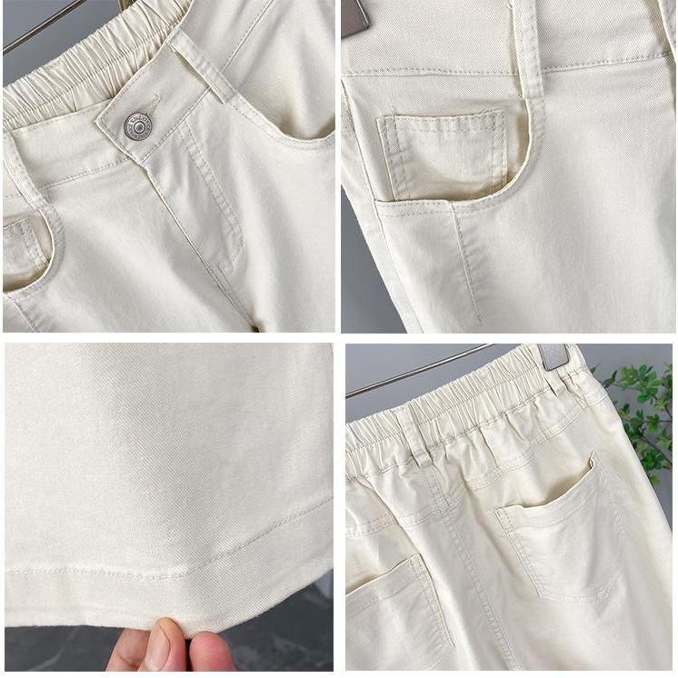 Spring Summer Women's Jeans High Waist Wide-leg Pants Loose Straight-leg Jeans