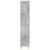 Cabinet Set 2 Pcs Concrete Grey Particleboard