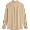 Calvin Klein Vintage Casual Cotton Textured Pocket Button-Down Shirt Men shirts Khaki J325605
