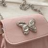 Women Mini Crossbody Bag Sling Bag with Chain Shoulder Strap Girls Elegant Crossbody Handbag for Shopping Dating Parties
