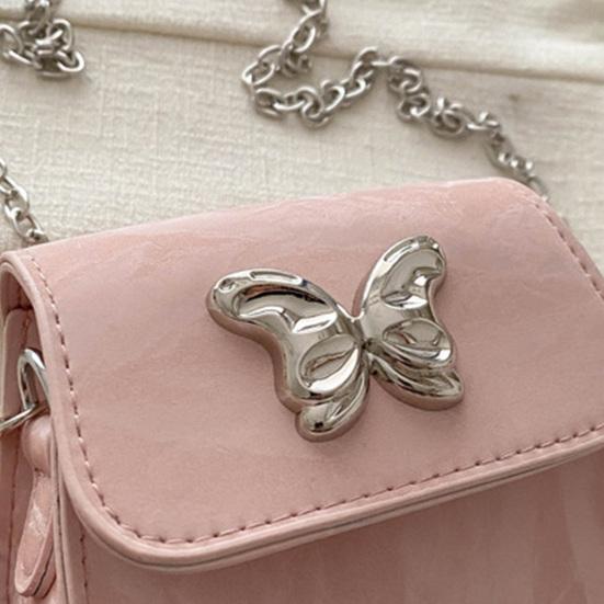 Women Mini Crossbody Bag Sling Bag with Chain Shoulder Strap Girls Elegant Crossbody Handbag for Shopping Dating Parties