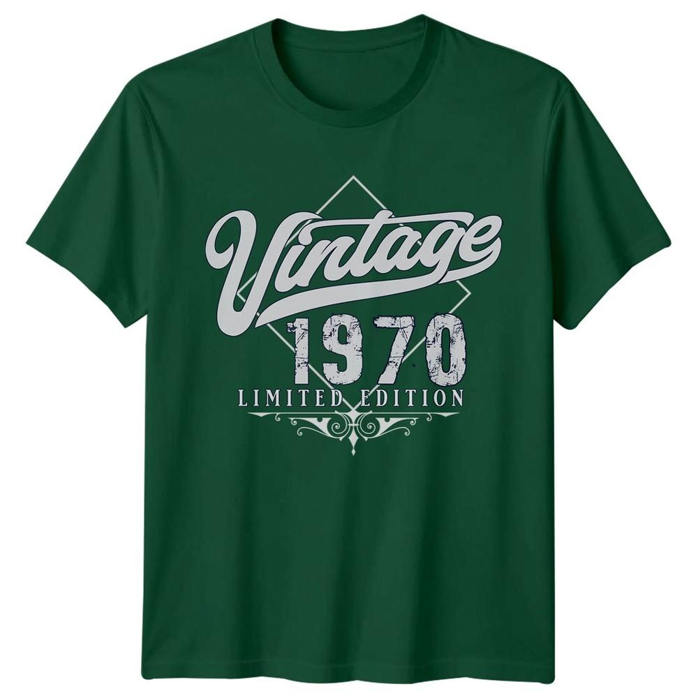 Vintage 1970 Limited Edition 56th Birthday Unisexs TShirt Retro Year S