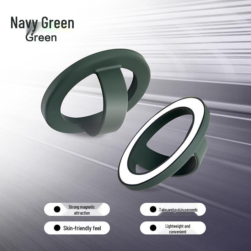 

Magnetic Silicone Finger Ring Holder for iOS & Android - Universal Back Sticker Buckle