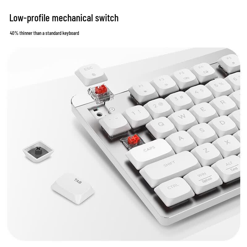 SooPii BK21P 2.4G Wireless Mechanical Keyboard Mouse Combo