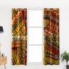 South African Traditional Ethnic Style Curtains Kitchen Decor Items Window Curtains for Living Room Bedroom Curtain Panel