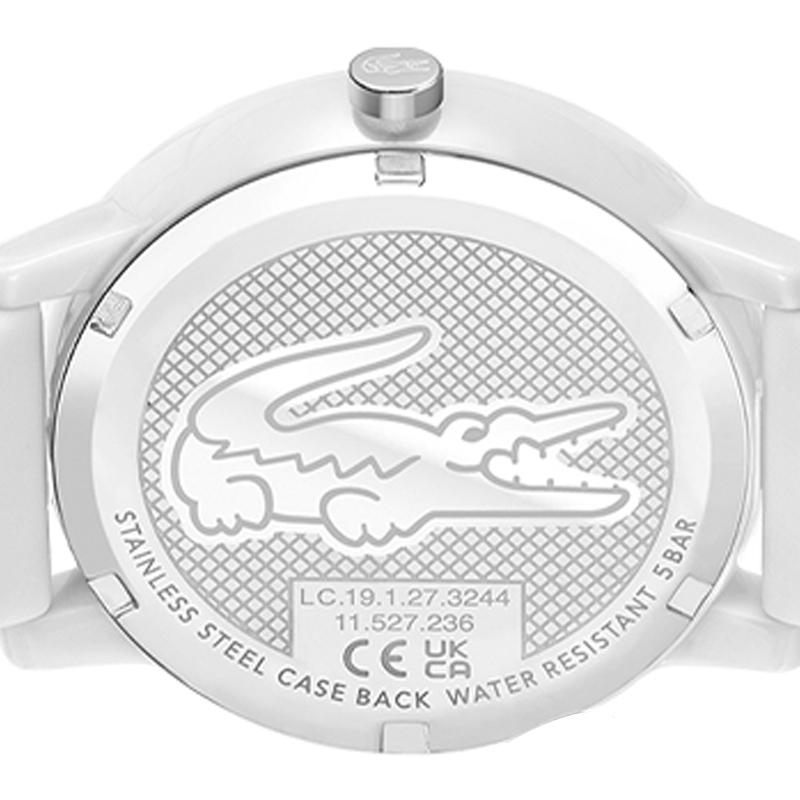 Lacoste 12.12 Series Watch Quartz Movement Silicone Strap White Dial Sports Watch Unisex watches 2011308