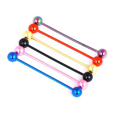 Popolare Gioiello Pircing Acciaio Inossidabile Elettroplaccatura Colorato Lungo Osso dell'Orecchio