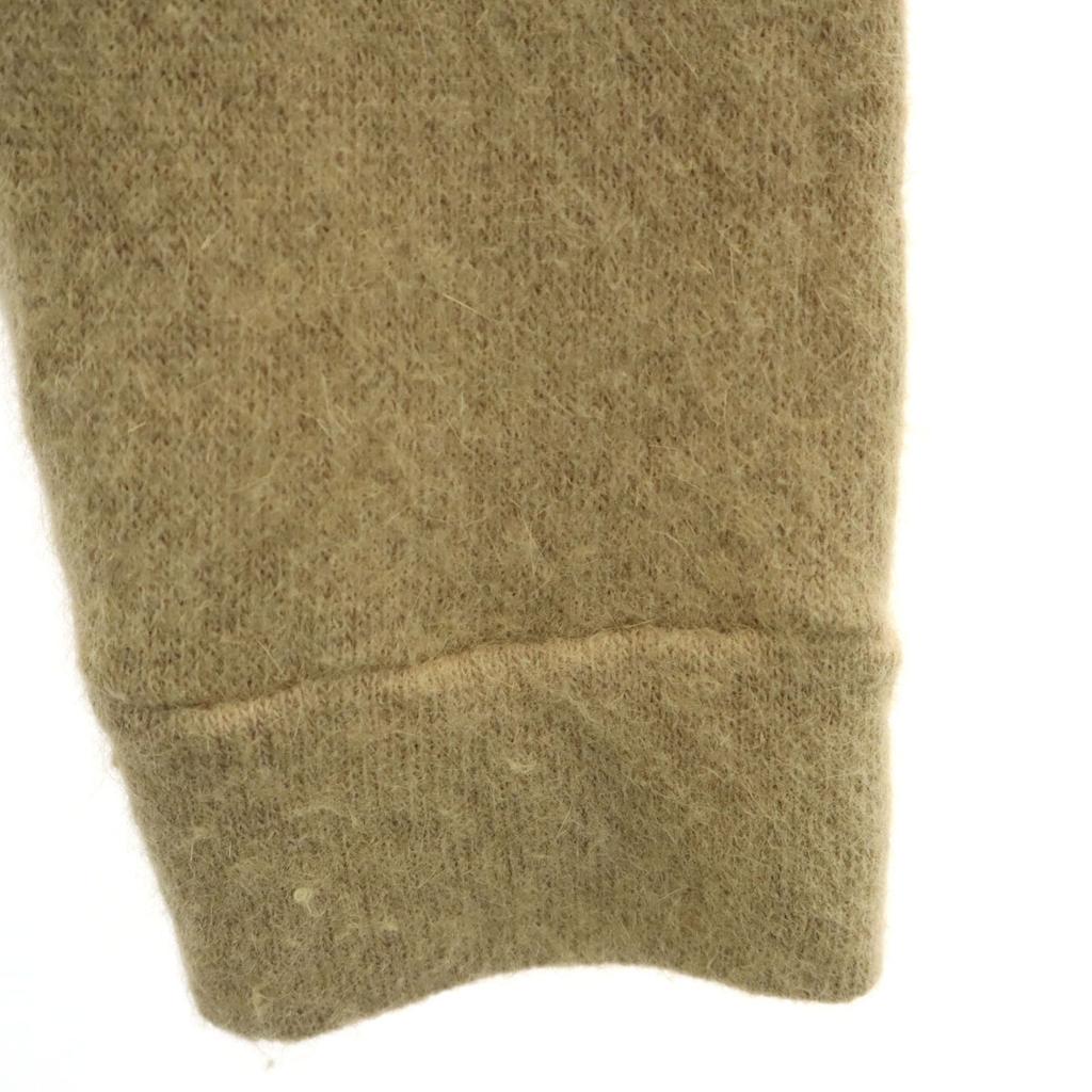 SHAREEF Gemaakt in Japan Angora Blend Trui met lange mouwen 1 Beige gebreid Heren Gebruikt