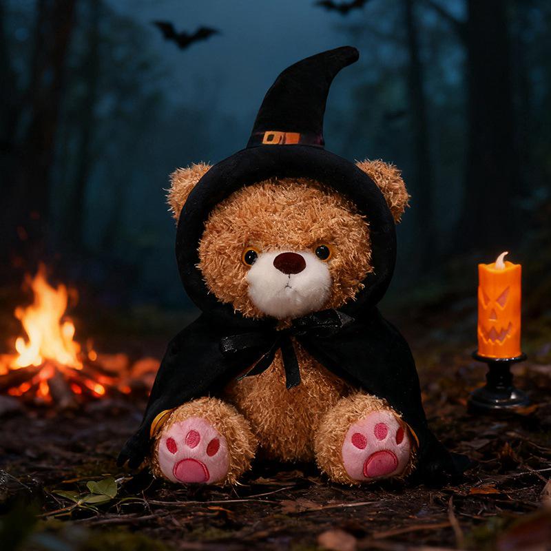 Adorable Little Bear Plush Cape Doll - Halloween Festival Gift