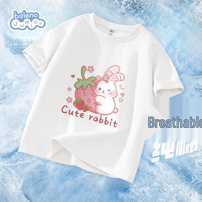 Baleno Girls  Cartoon Print Short Sleeve T-Shirt 120